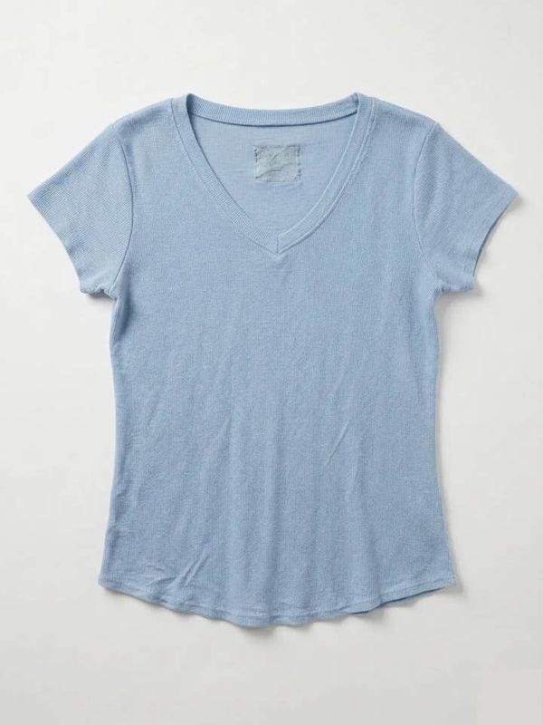 Basic tee lyseblå