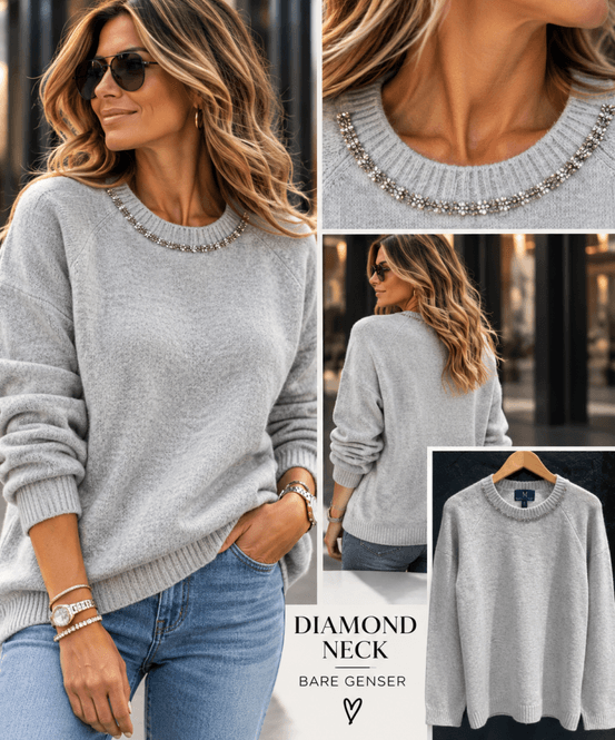 Hovedbilde Diamond neck grå