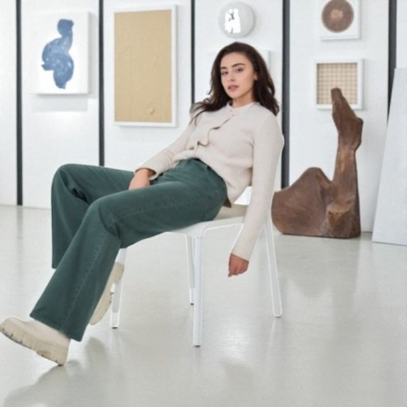 Ana Flare Bukse Grønn