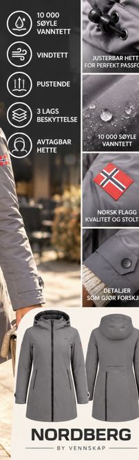 Hovedbilde Nordberg Vind/regn jakke