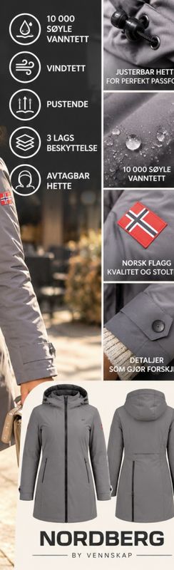 Nordberg Vind/regn jakke