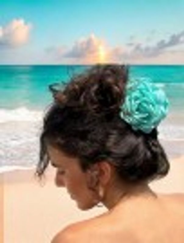 Hårklype Blomst 6 farger