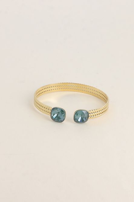 Hovedbilde Ada Armbånd Swarowski alpingrønn