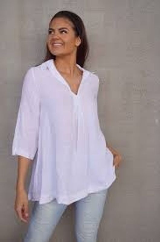 Bianca Lin Bluse hvit