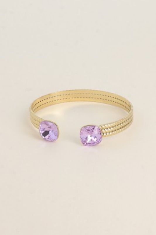 Ada Armbånd Swarowski lilla