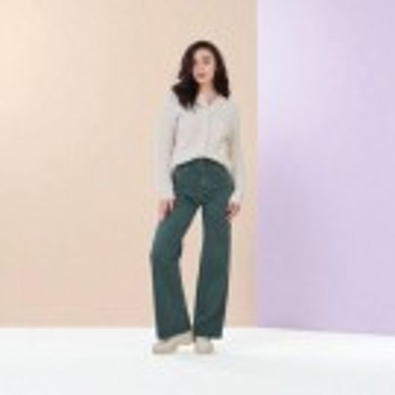 Ana Flare Bukse Grønn