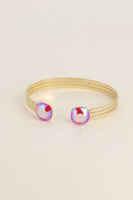 Hovedbilde Ada Armbånd Swarowski magenta