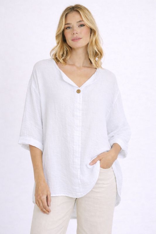 Sima bluse hvit