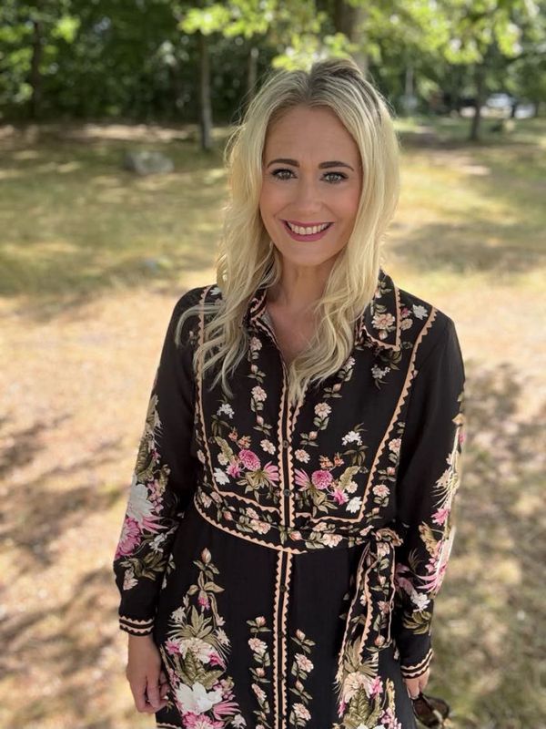 Veronika kjole med mønster