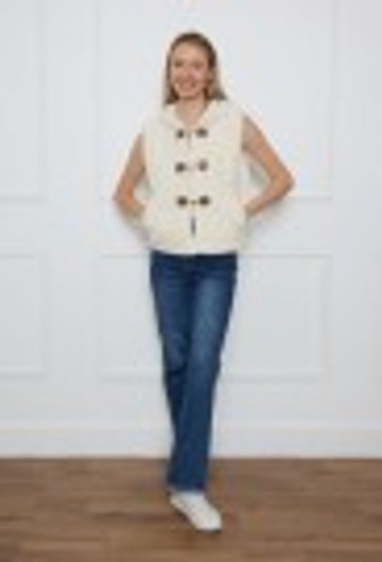Teddy Vest Creme