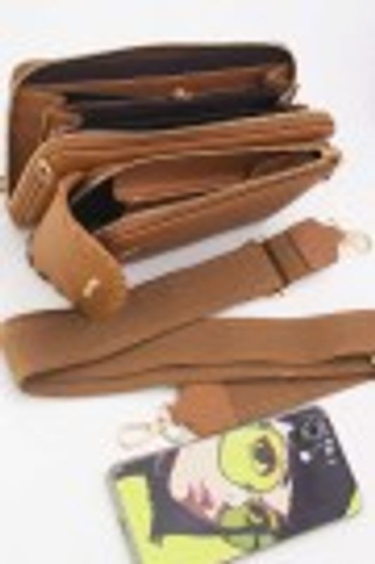 Valentina Mobil Veske brun