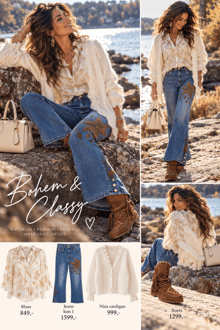 Hovedbilde Nisa cardigan beige