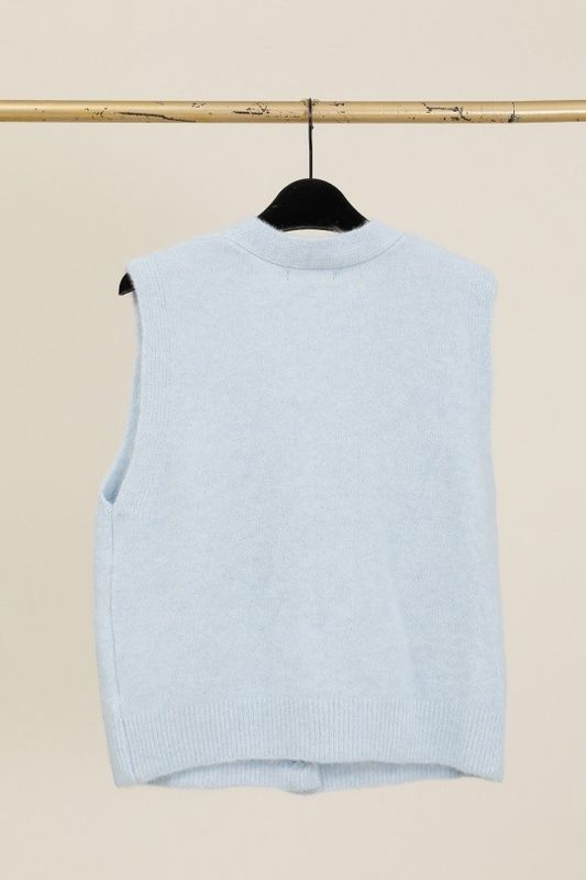 Vest blå